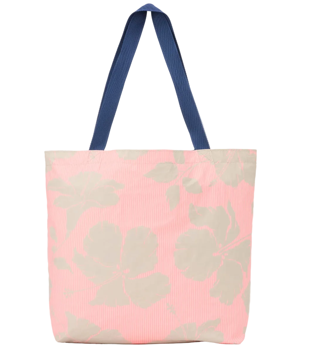 Aloha Collection Salina Tiny Strip Reversible Tote in Navy