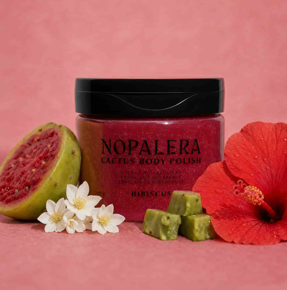 Nopolera Cactus Body Scrub - Hibiscus