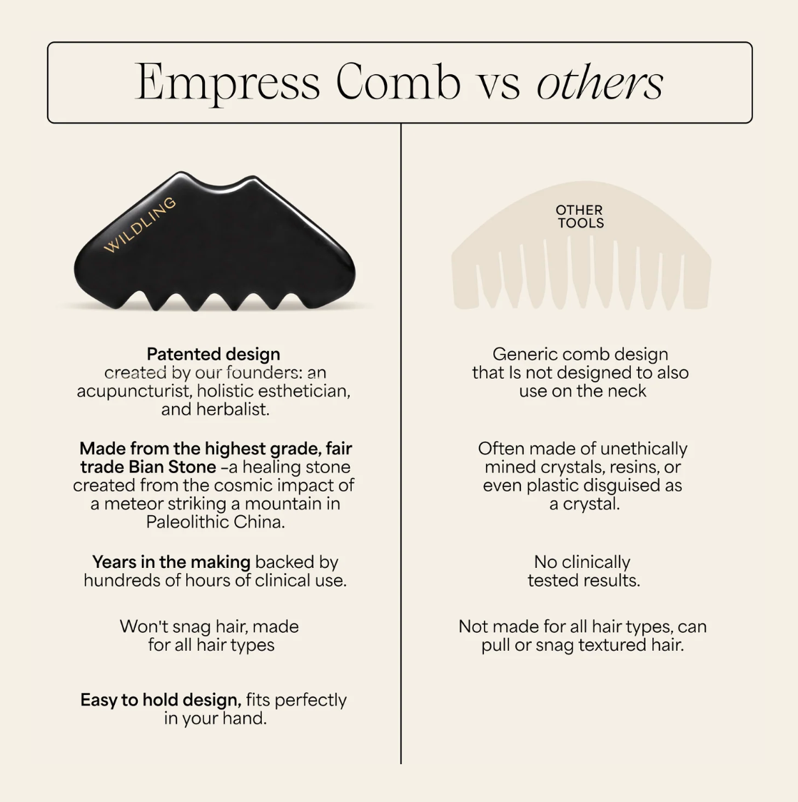 Wildling Empress Stimulating Scalp Comb