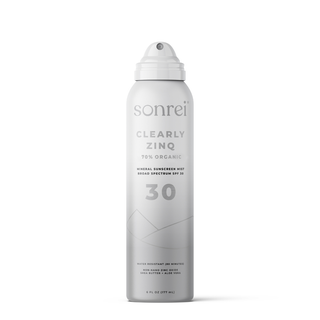 Sonrei Clearly Zinq Organic SPF 30 Mineral Body Mist Sunscreen - 6floz