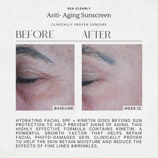 Sea Clearly Hydrating SPF 35+ Kinetin-Growth Factor Clear Face Sunscreen Gel/Primer