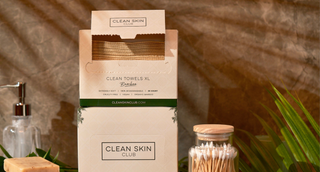 Clean Skin Clean Towels XL Bamboo, Disposable Face Towels, 50 Count